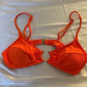 Vibrant Orange Women's Bikini Top